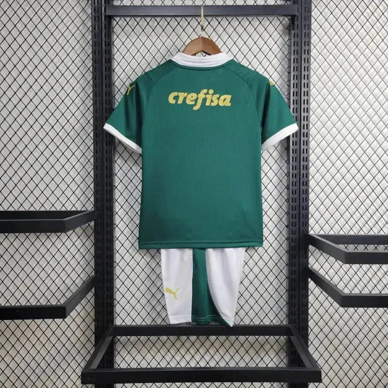 "Camisa Palmeiras Home 24/25 - Torcedor Infantil Verde e Dourado - Netmantos"