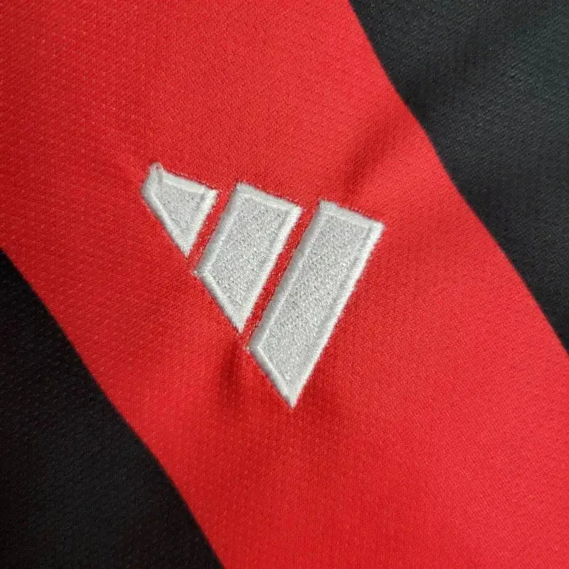 "Camisa Flamengo Home 24/25 - Torcedor Infantil Vermelha e Preta - Netmantos"