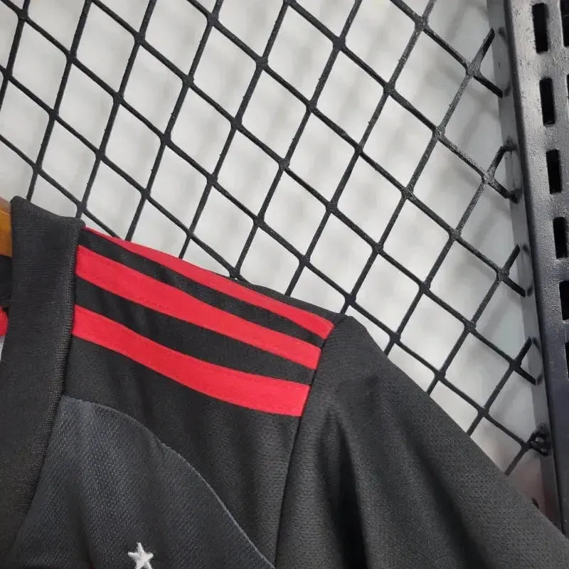 "Camisa Flamengo Home 24/25 - Torcedor Infantil Vermelha e Preta - Netmantos"