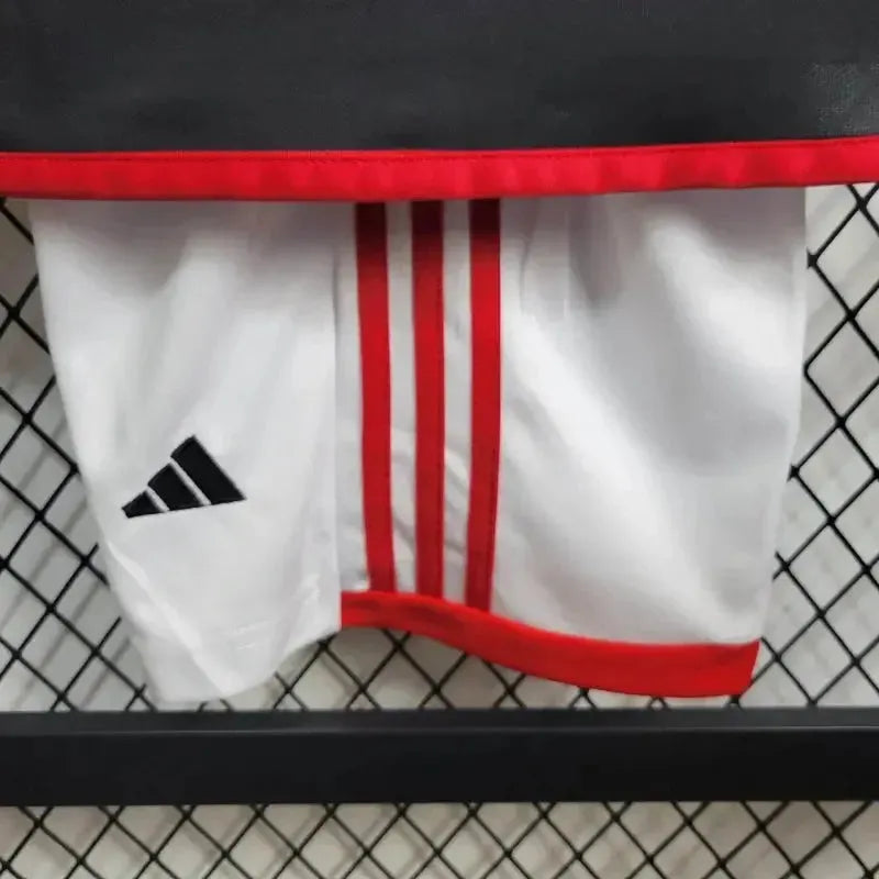 "Camisa Flamengo Home 24/25 - Torcedor Infantil Vermelha e Preta - Netmantos"