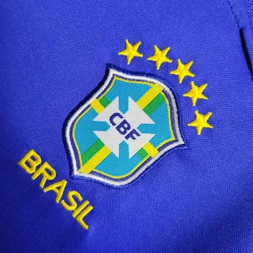 "Camisa Brasil Away 22/23 - Torcedor Infantil Azul - Netmantos"