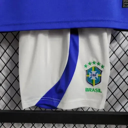 "Camisa Brasil Away 22/23 - Torcedor Infantil Azul - Netmantos"