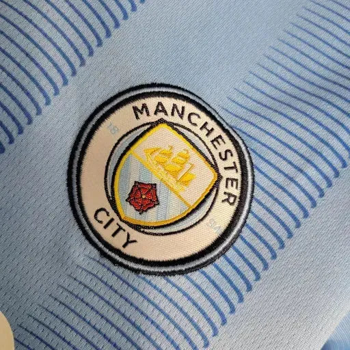 "Camisa Manchester City Home 23/24 - Torcedor Infantil Azul - Netmantos"