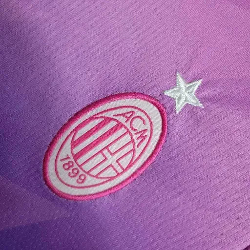 "Camisa AC Milan Away II 23/24 - Torcedor Infantil Roxa - Netmantos"