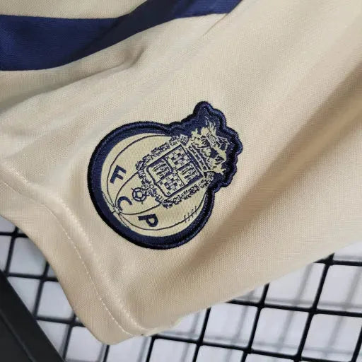 "Camisa Porto Away 23/24 - Torcedor Infantil Bege - Netmantos"