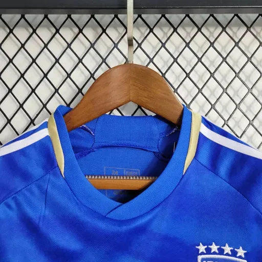 "Camisa Itália Home 24/25 - Torcedor Infantil Azul - Netmantos"