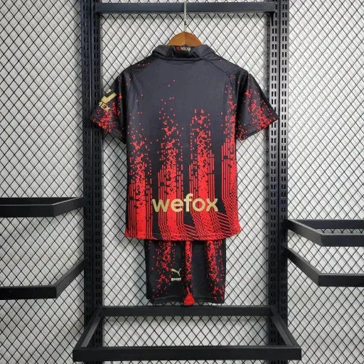"Camisa AC Milan Away III 23/24 - Torcedor Infantil - Netmantos"