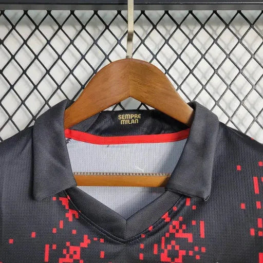 "Camisa AC Milan Away III 23/24 - Torcedor Infantil - Netmantos"