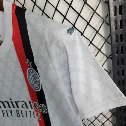 "Camisa AC Milan Away 22/23 - Torcedor Infantil Branca - Netmantos"