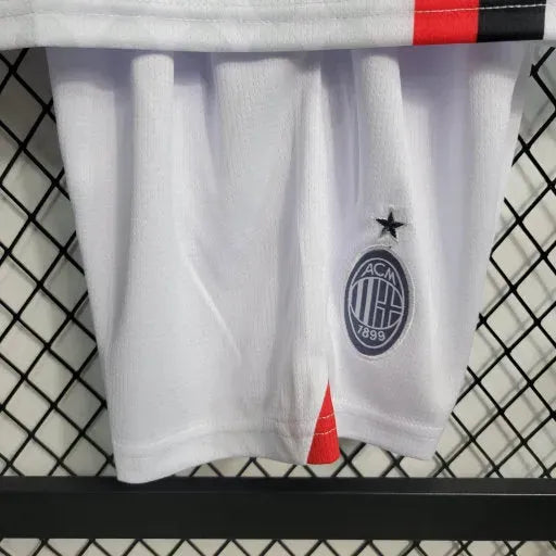 "Camisa AC Milan Away 22/23 - Torcedor Infantil Branca - Netmantos"