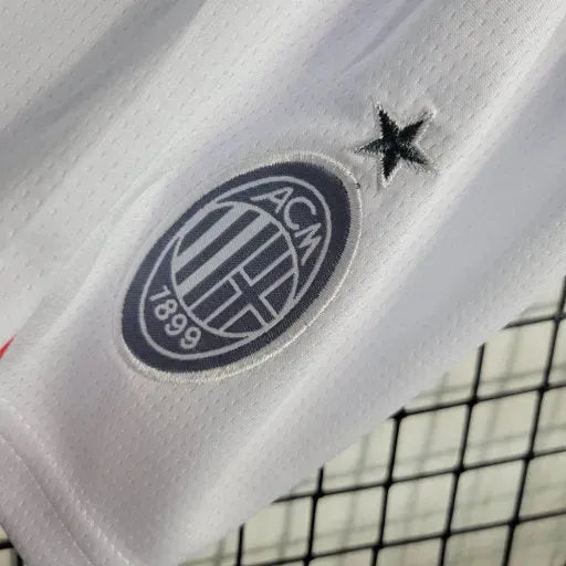 "Camisa AC Milan Away 22/23 - Torcedor Infantil Branca - Netmantos"