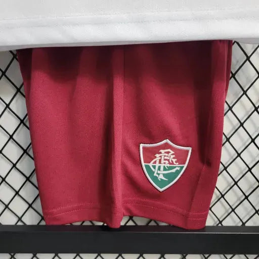 "Camisa Fluminense Away 23/24 - Torcedor Infantil Branca - Netmantos"