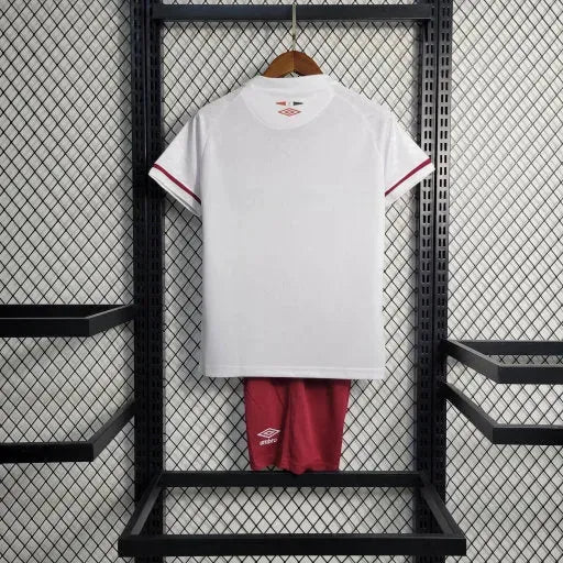"Camisa Fluminense Away 23/24 - Torcedor Infantil Branca - Netmantos"