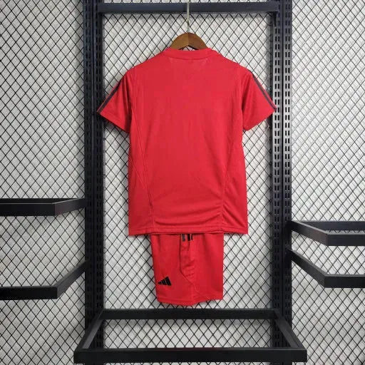 "Camisa Flamengo Treino 23/24 - Torcedor Infantil Vermelha - Netmantos"