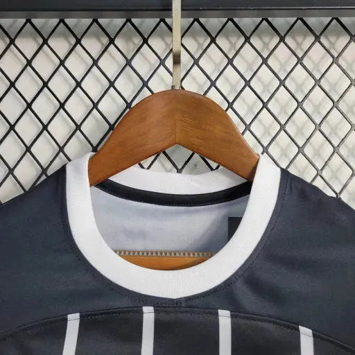 "Camisa Timão Away 23/24 - Torcedor Infantil Preta - Netmantos"