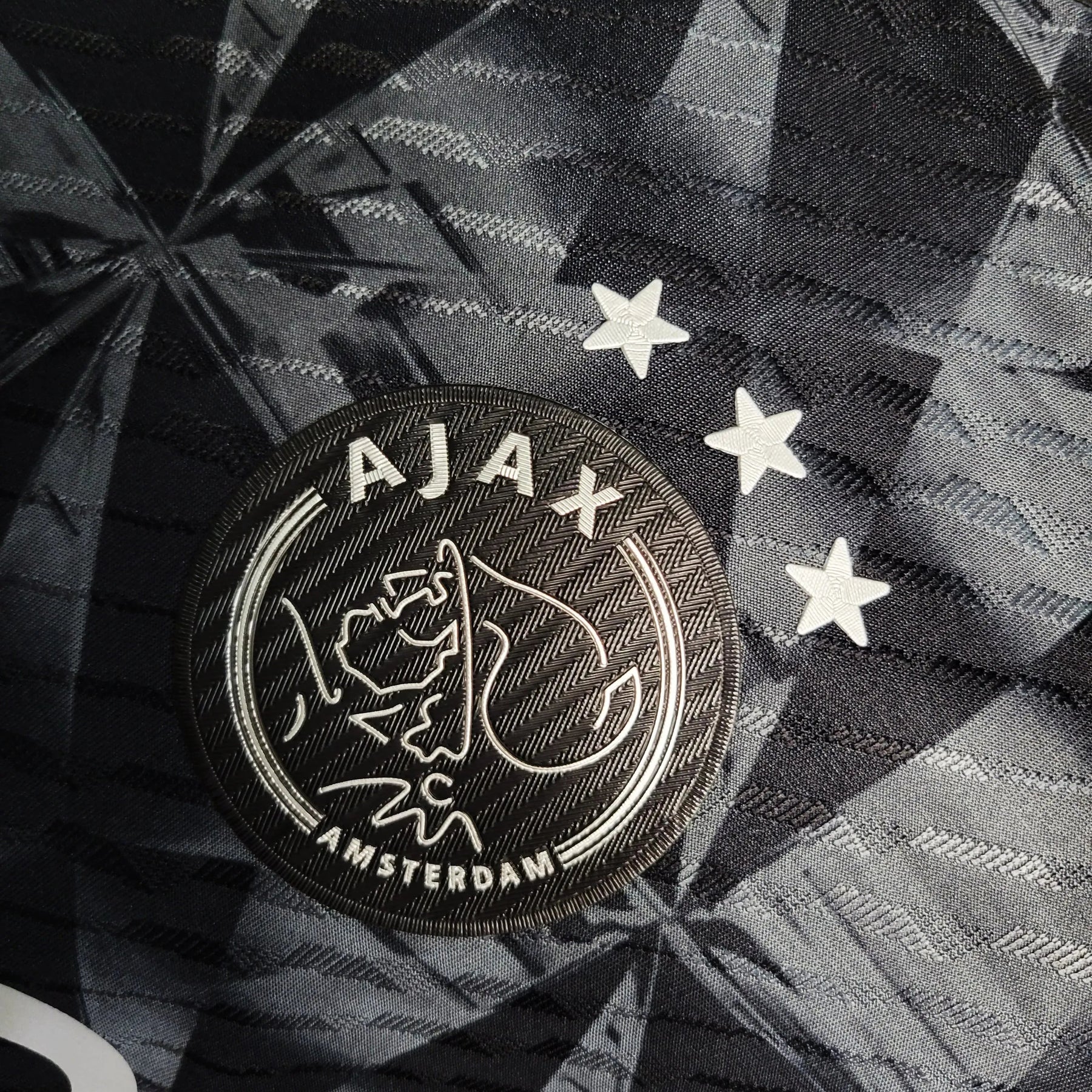 "Camisa Ajax 23/24 - Jogador Masculina Preta - Netmantos"