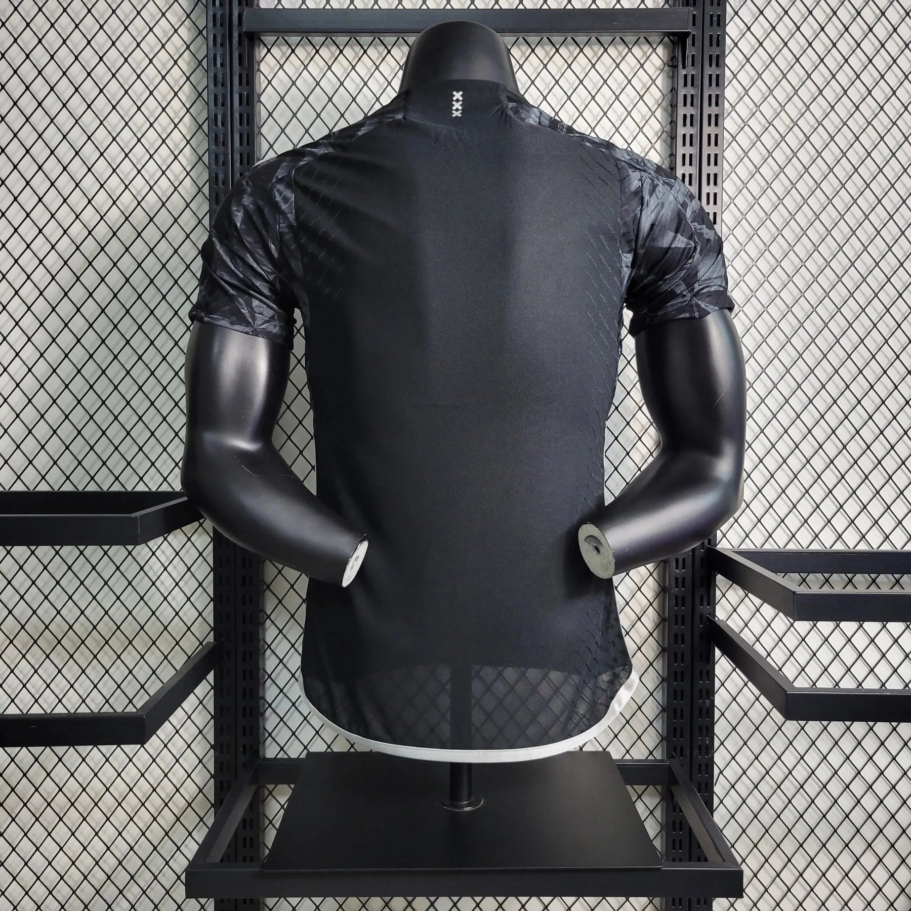 "Camisa Ajax 23/24 - Jogador Masculina Preta - Netmantos"