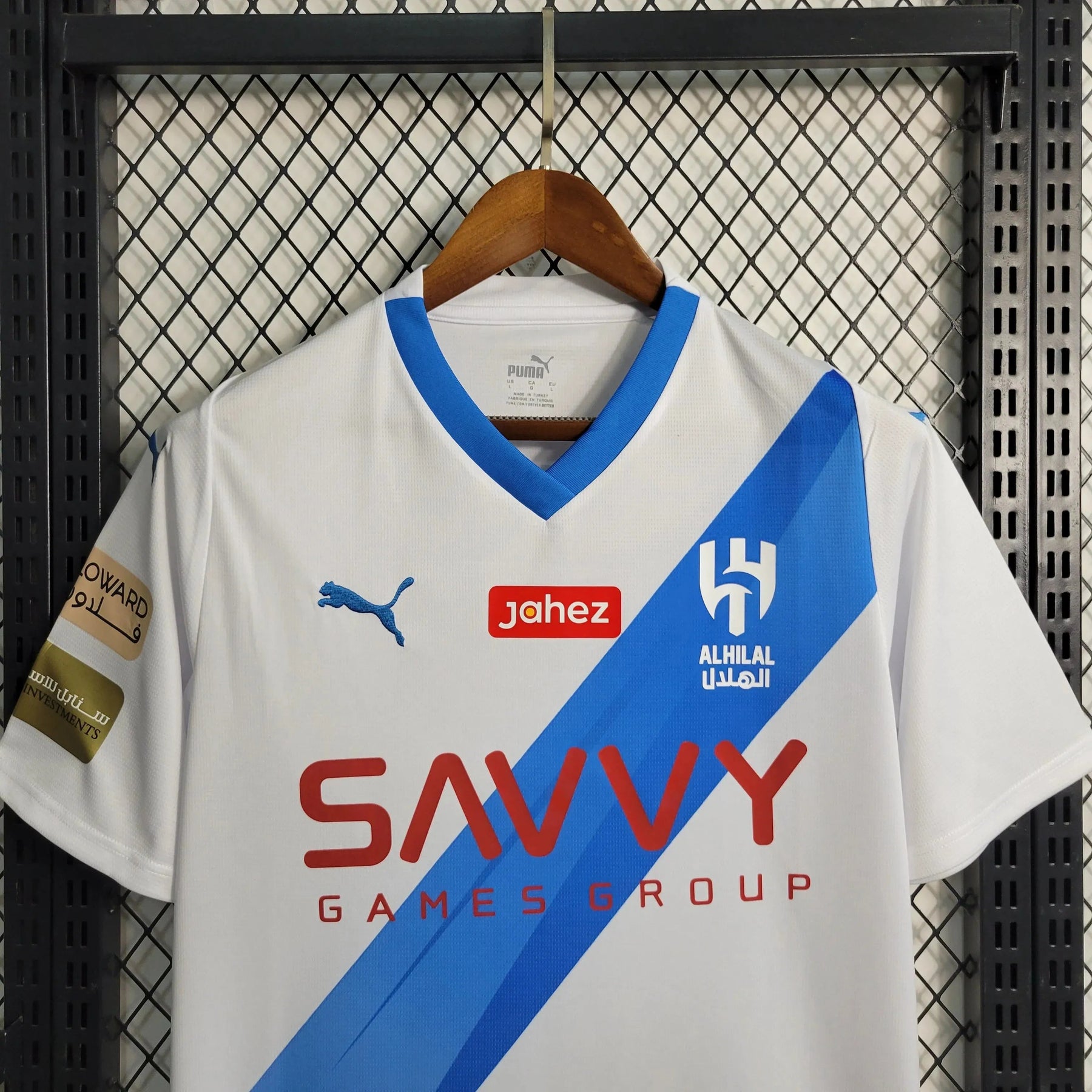 "Camisa Al-Hilal Away 23/24 - Torcedor Masculina Branca + Neymar 10 - Netmantos"