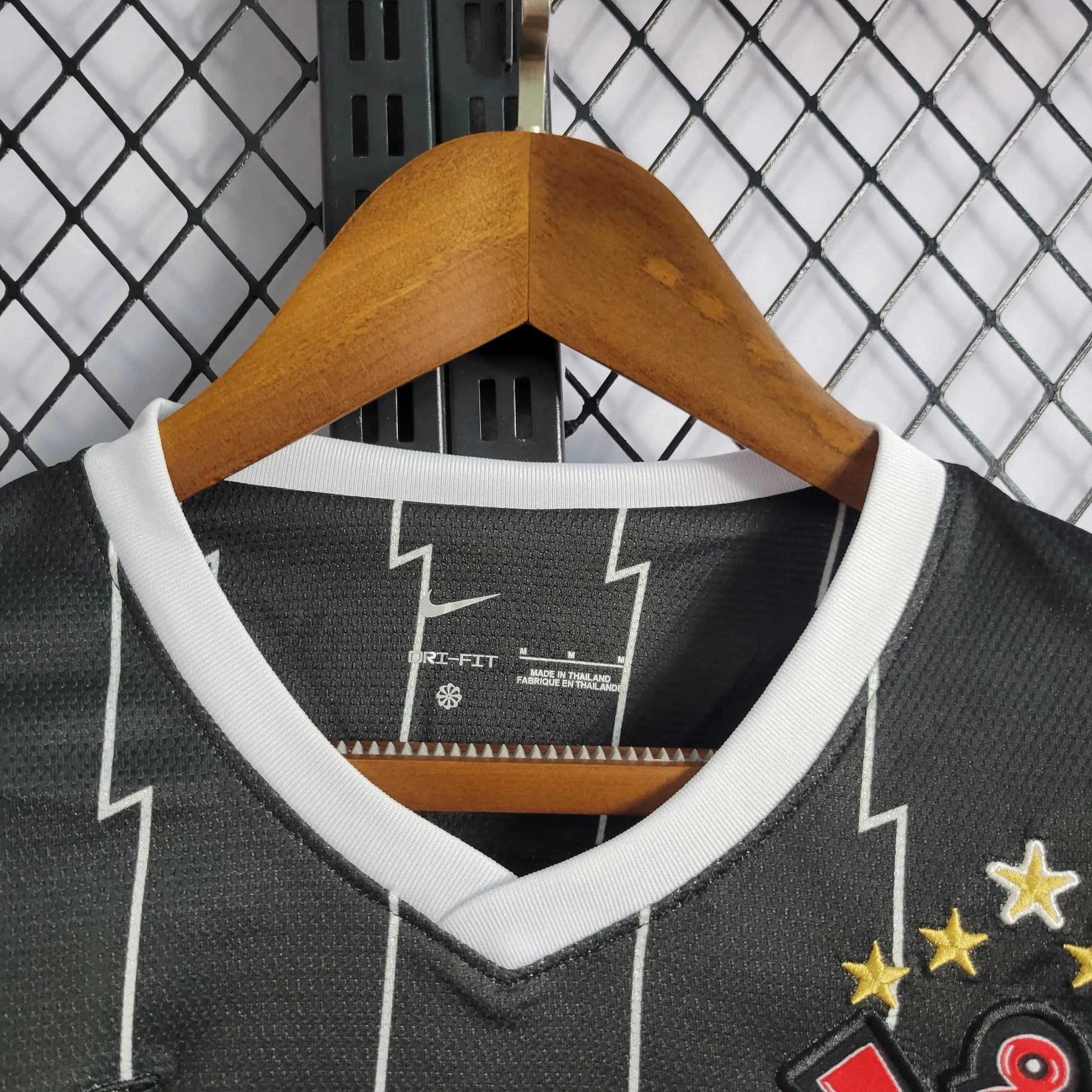 "Camisa Timão Retrô Away 11/12 - Torcedor Masculina Preta - Netmantos"