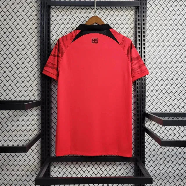 "Camisa Coréia Home 22/23 - Torcedor Masculina Vermelha - Netmantos"