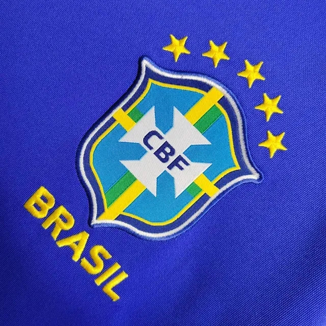 "Camisa Brasil Away 22/23 - Torcedor Masculina Azul - Netmantos"