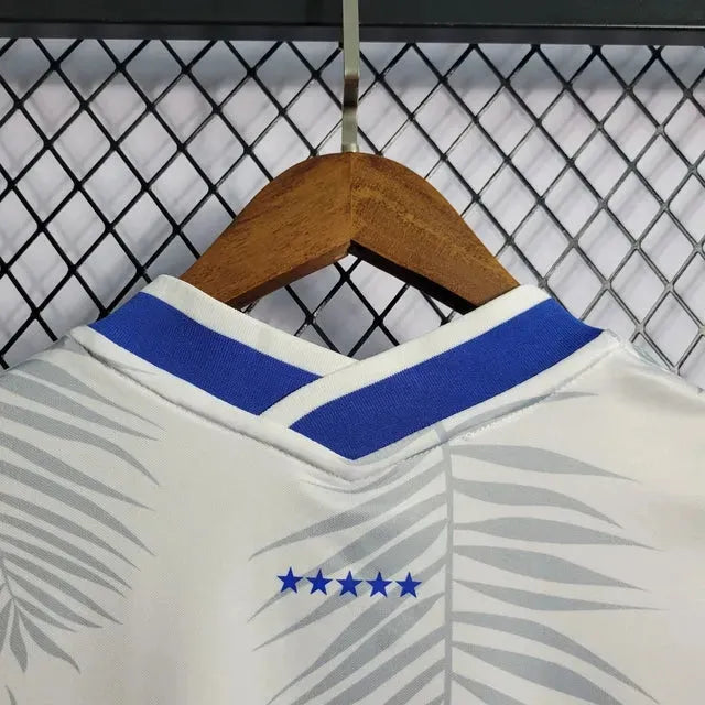 "Camisa Brasil Edição Especial 22/23 - Torcedor Masculina Branca e Azul - Netmantos"