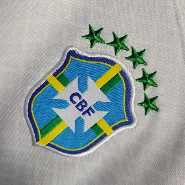 "Camisa Brasil Edição Comemorativa 22/23 - Torcedor Masculina Branca - Netmantos"