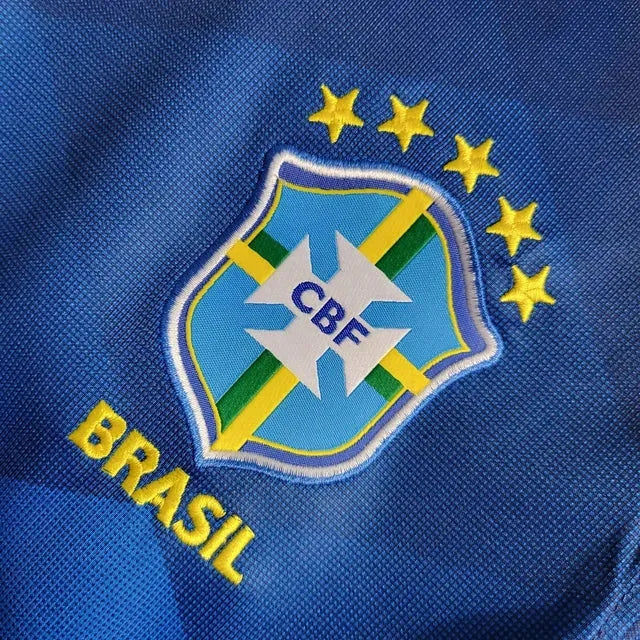 "Camisa Brasil Away 20/21 - Torcedor Masculina Azul - Netmantos"