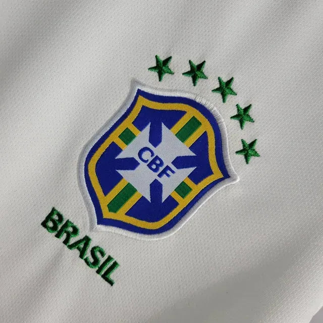 "Camisa Brasil Away 19/20 - Torcedor Masculina Branca - Netmantos"
