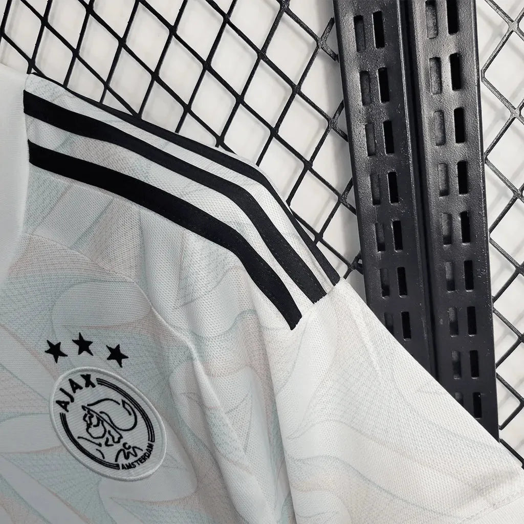 "Camisa Ajax Away 23/24 - Torcedor Masculina Branca - Netmantos"