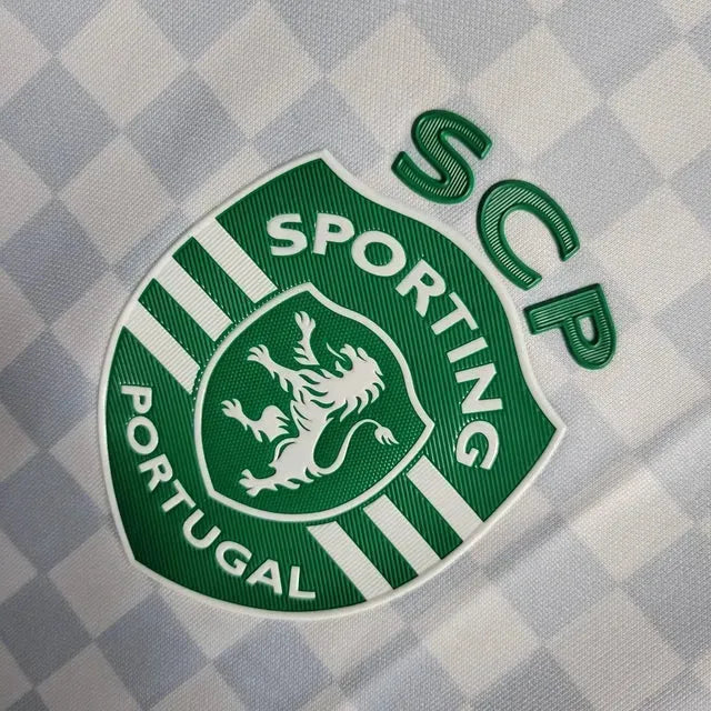 "Camisa Sporting Away 22/23 - Torcedor Masculina Branca - Netmantos"
