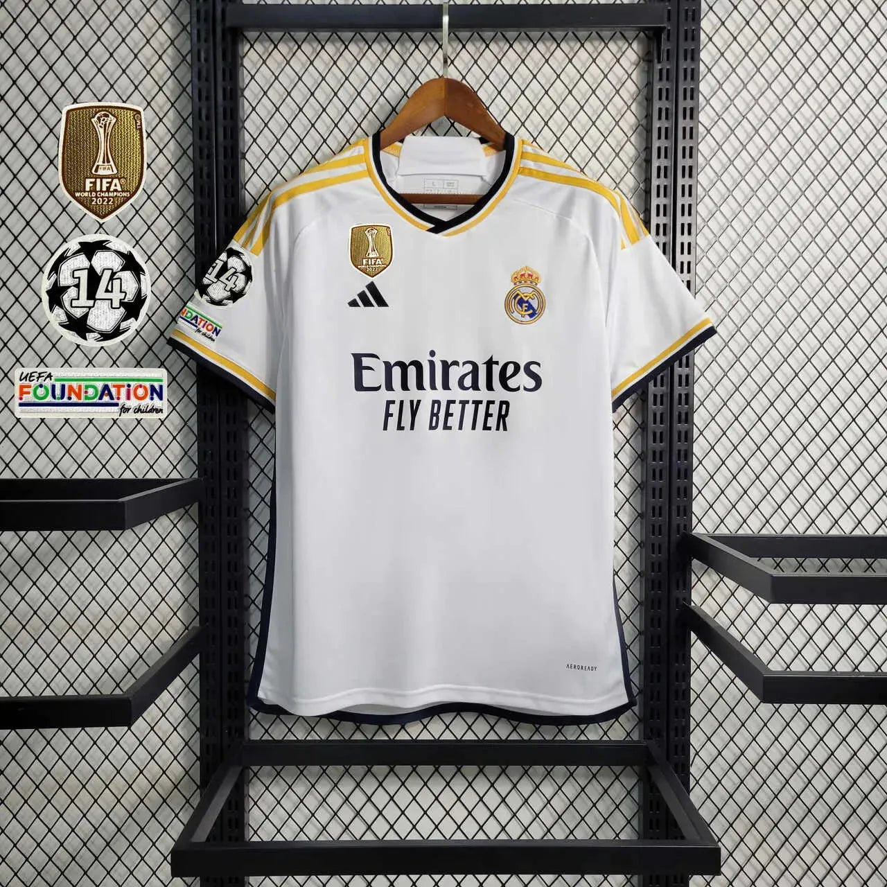 "Camisa Real Madrid Home 23/24 - Torcedor Masculina - Netmantos"