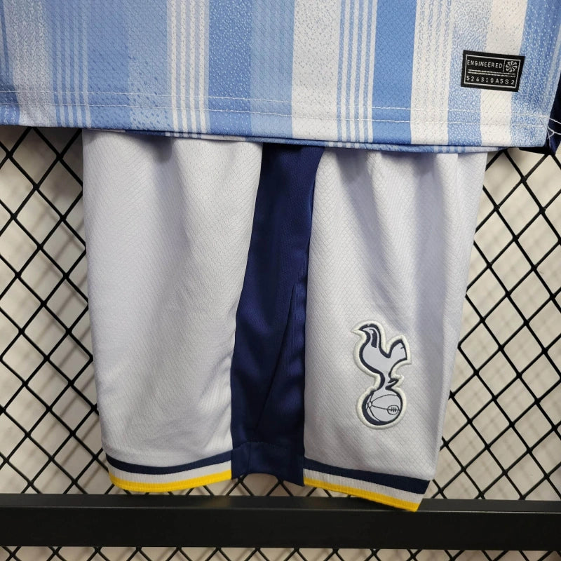 "Camisa Tottenham Away 24/25 - Torcedor Infantil Azul - Netmantos"