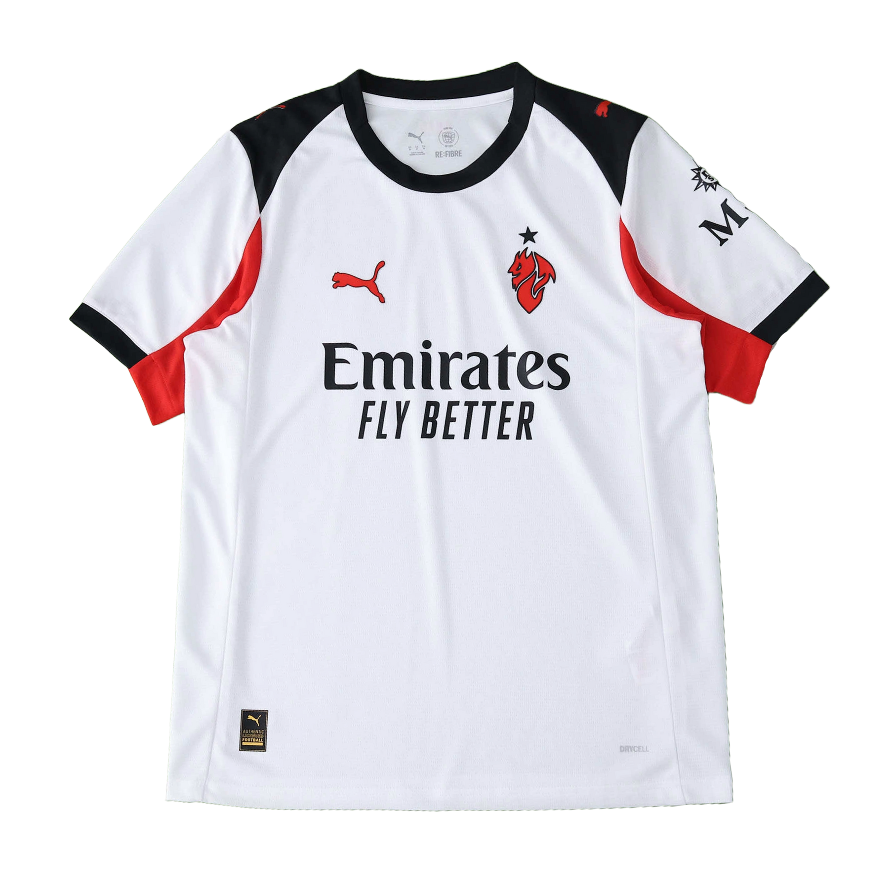 Camisa AC Milan Away 25/26 - Torcedor Masculina Branca