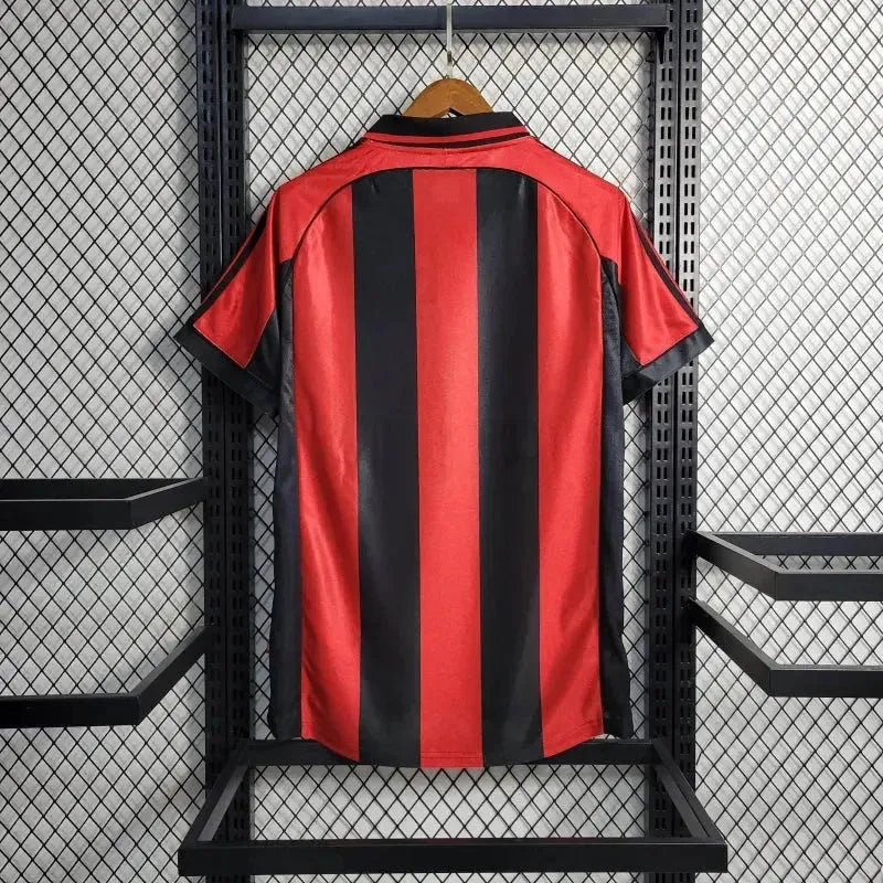 Camisa AC Milan Home Retrô 1998/99 - Torcedor Masculina - Netmantos
