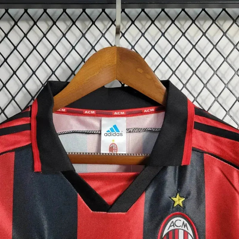 Camisa AC Milan Home Retrô 1998/99 - Torcedor Masculina - Netmantos