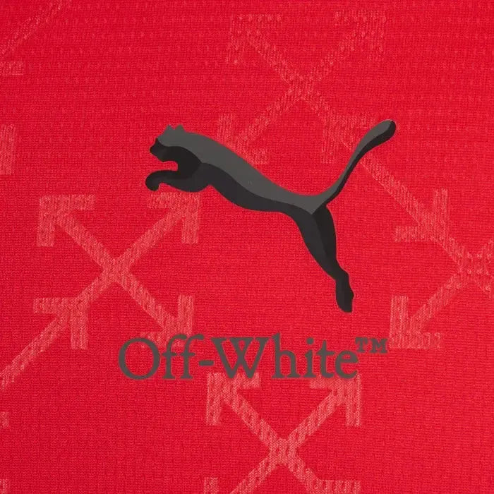 Camisa AC Milan x Off-White™ Fourth 25/26 - Torcedor Masculina Vermelha - Netmantos