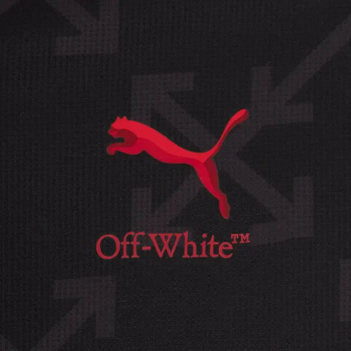 Camisa AC Milan x Off-White™ Pré Jogo 25/26 - Torcedor Masculina Preta - Netmantos
