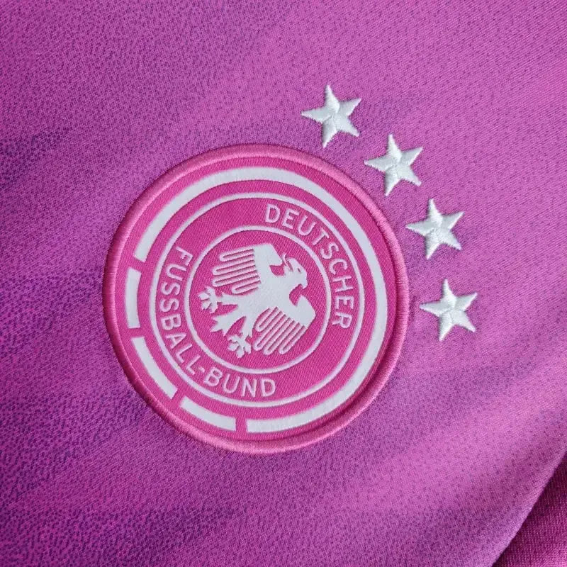 Camisa Alemanha Away 24/25 - Torcedor Masculina Rosa e Roxa - Netmantos