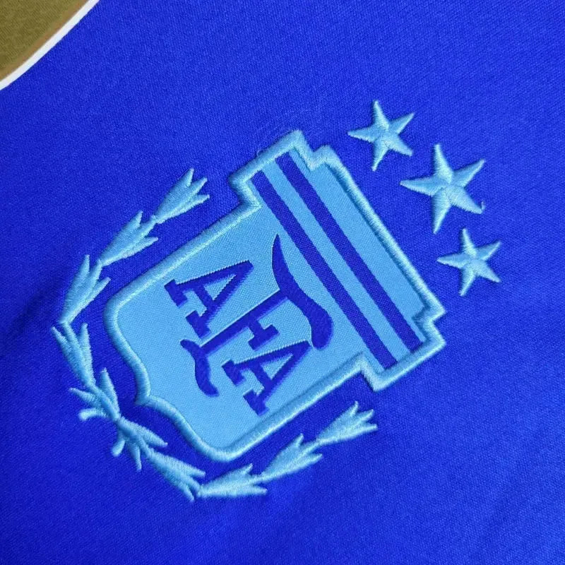 Camisa Argentina Away 24/25 - Torcedor Masculina Azul - Netmantos