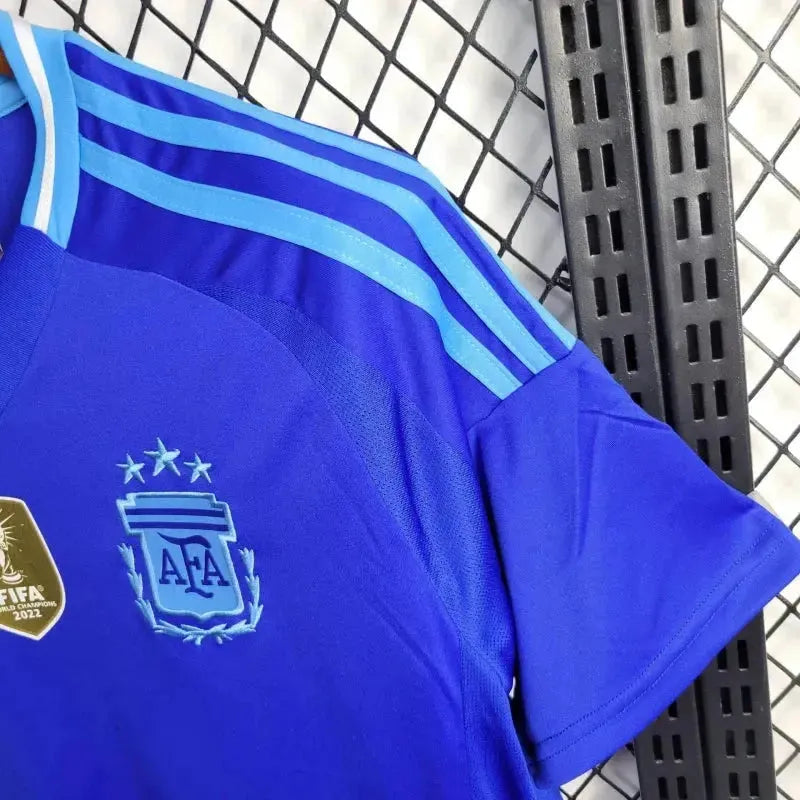 Camisa Argentina Away 24/25 - Torcedor Masculina Azul - Netmantos