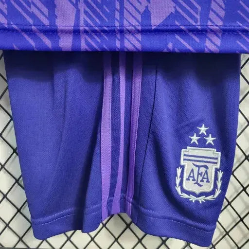 Camisa Argentina Away III 22/23 - Torcedor Infantil Roxa - Netmantos