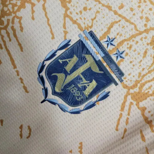 Camisa Argentina Edição Comemorativa 20/21 - Torcedor Masculina Bege - Netmantos