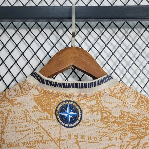 Camisa Argentina Edição Comemorativa 20/21 - Torcedor Masculina Bege - Netmantos