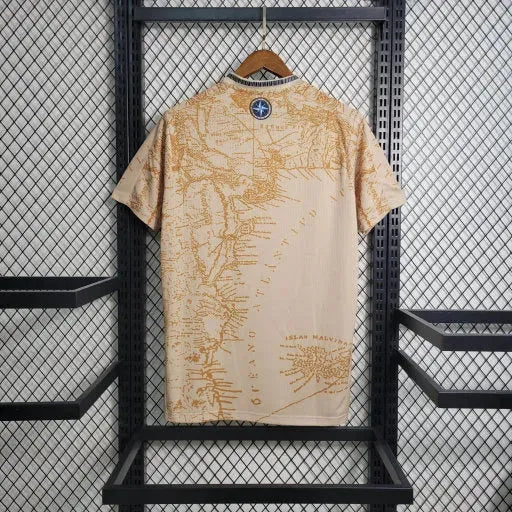 Camisa Argentina Edição Comemorativa 20/21 - Torcedor Masculina Bege - Netmantos