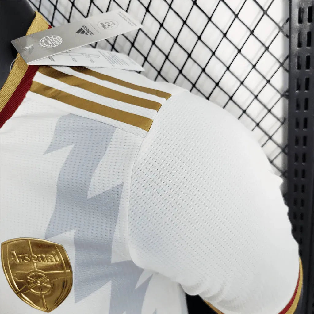 Camisa Arsenal Home 23/24 - Jogador Masculina Branca - Netmantos