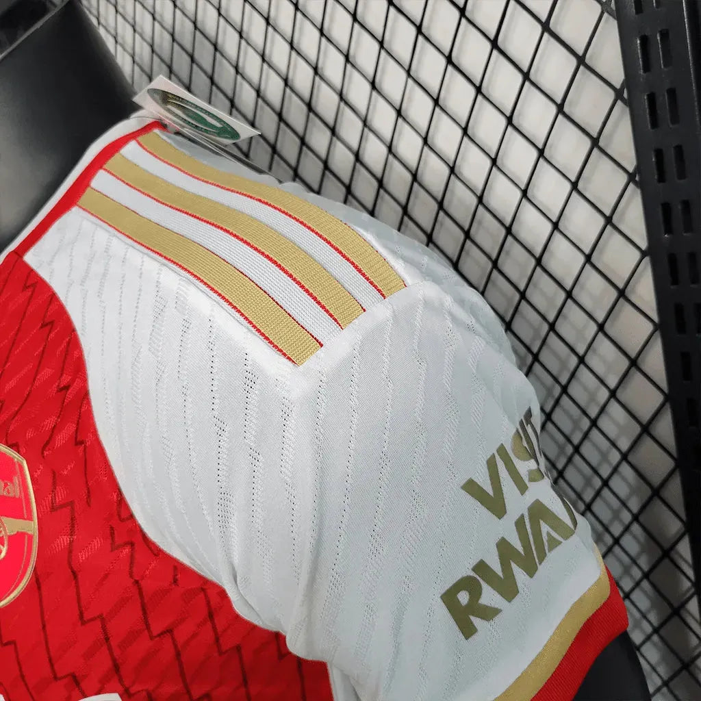Camisa Arsenal Home 23/24 - Jogador Masculina Vermelha - Netmantos