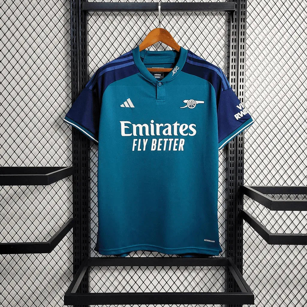 Camisa Arsenal II 23/24 - Torcedor Masculina Azul - Netmantos