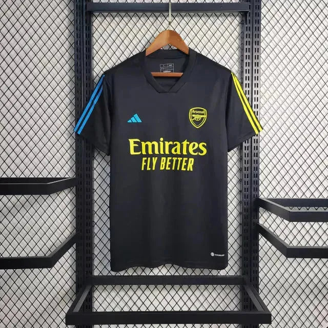 Camisa Arsenal Treino 23/24 - Torcedor Masculina Preta - Netmantos
