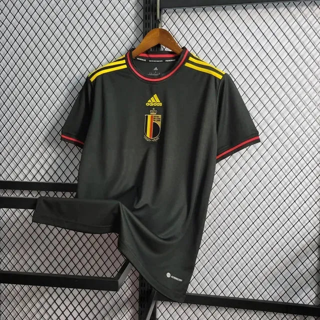 Camisa Bélgica Away 22/23 - Torcedor Masculina Preta - Netmantos